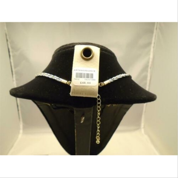 ANTHROPOLOGIE TWO TONE GOLD STATEMENT NECKLACE NWT - Picture 3 of 4